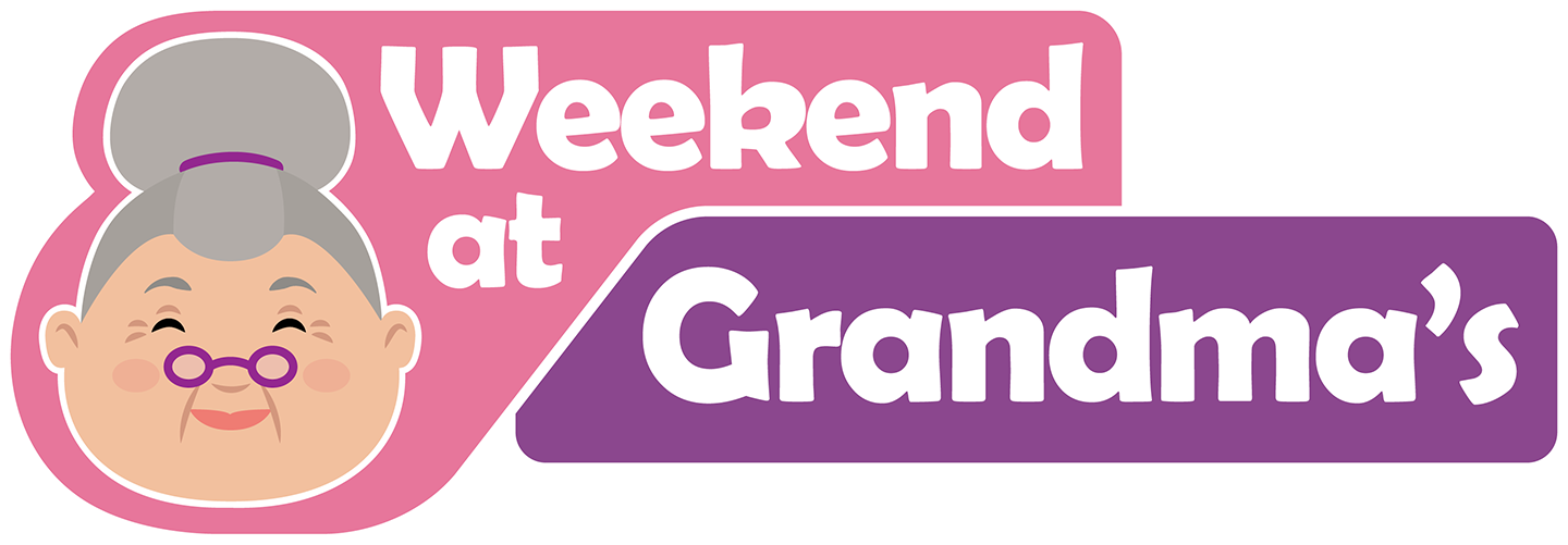 Weekend at Grandma's title banner.